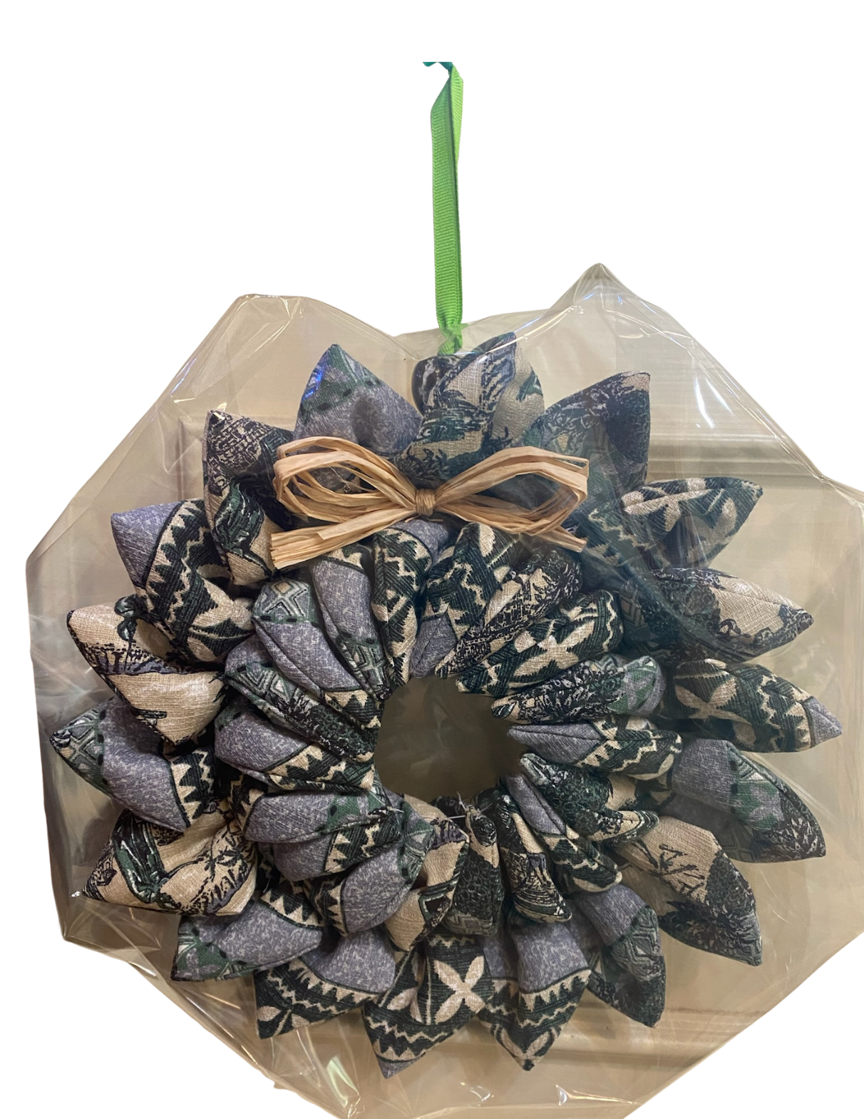 Handmade Christmas Wreath Pasifika - In Store Pick Up Only