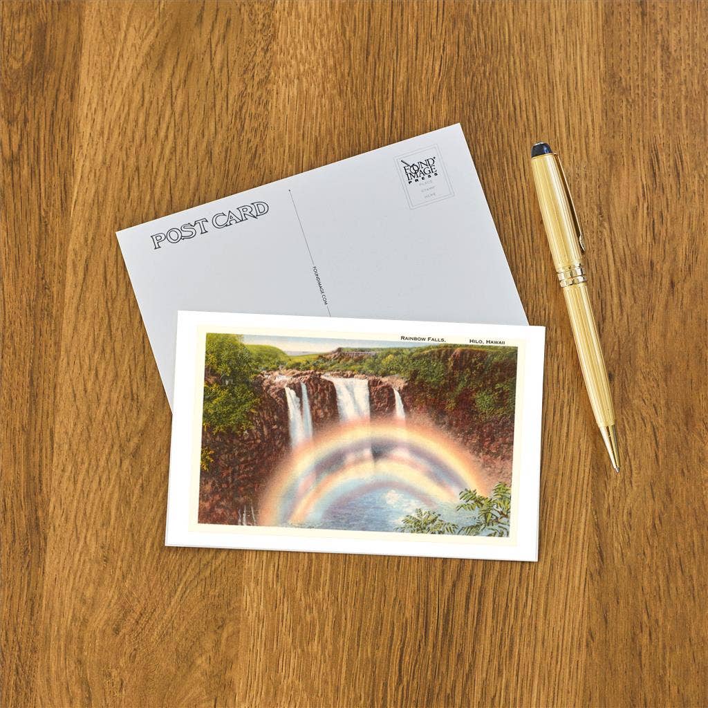 Postcard Rainbow Falls, Hilo