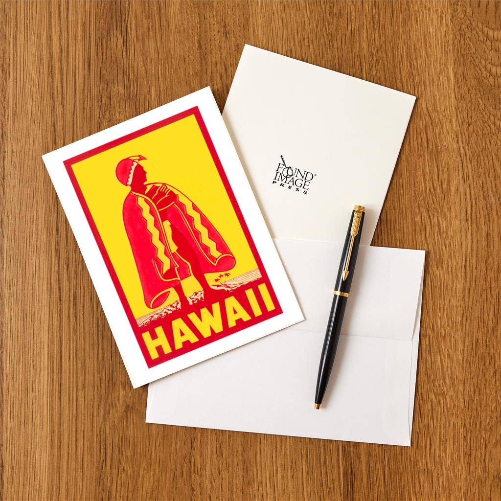 Greeting Card King Kamehameha, Travel Poster