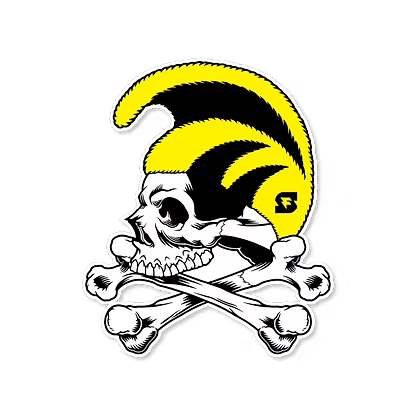 Ali'i Crossbones Sticker