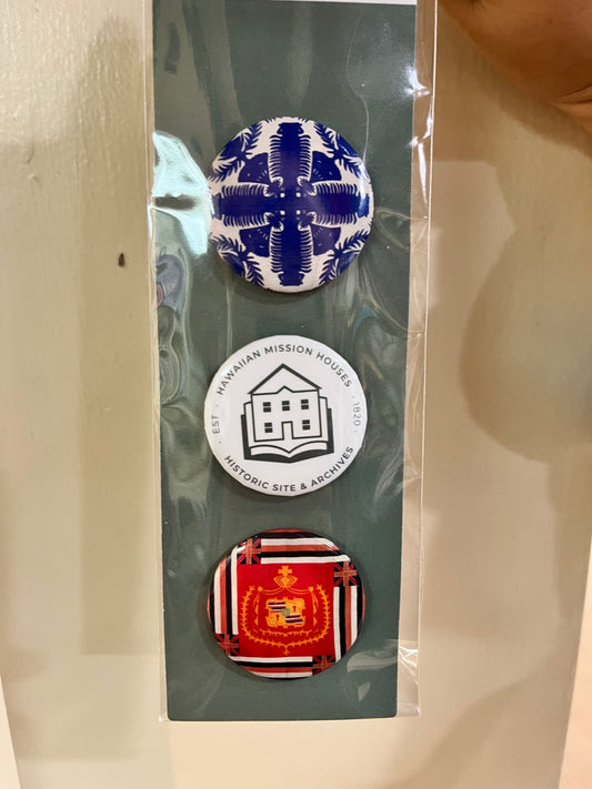 Button Pin Trio - Collections