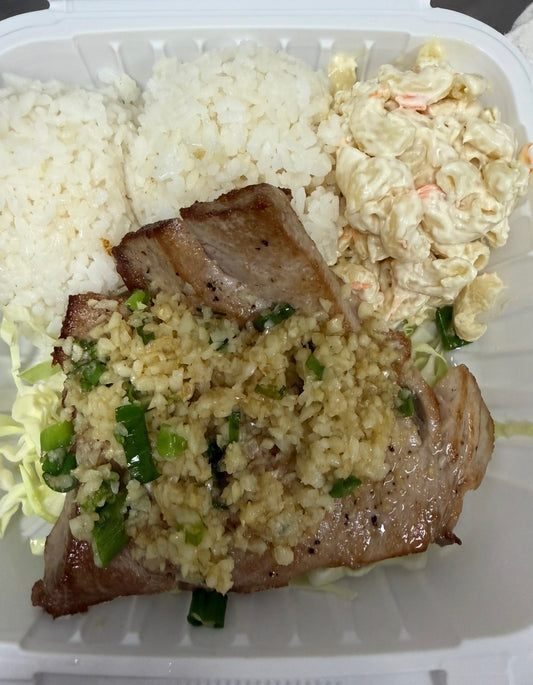 Garlic Ahi Plate