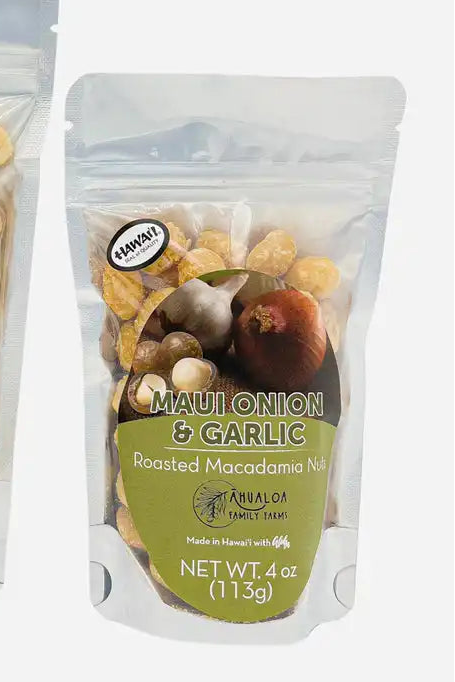 4oz. Maui Onion & Garlic Mac Nuts