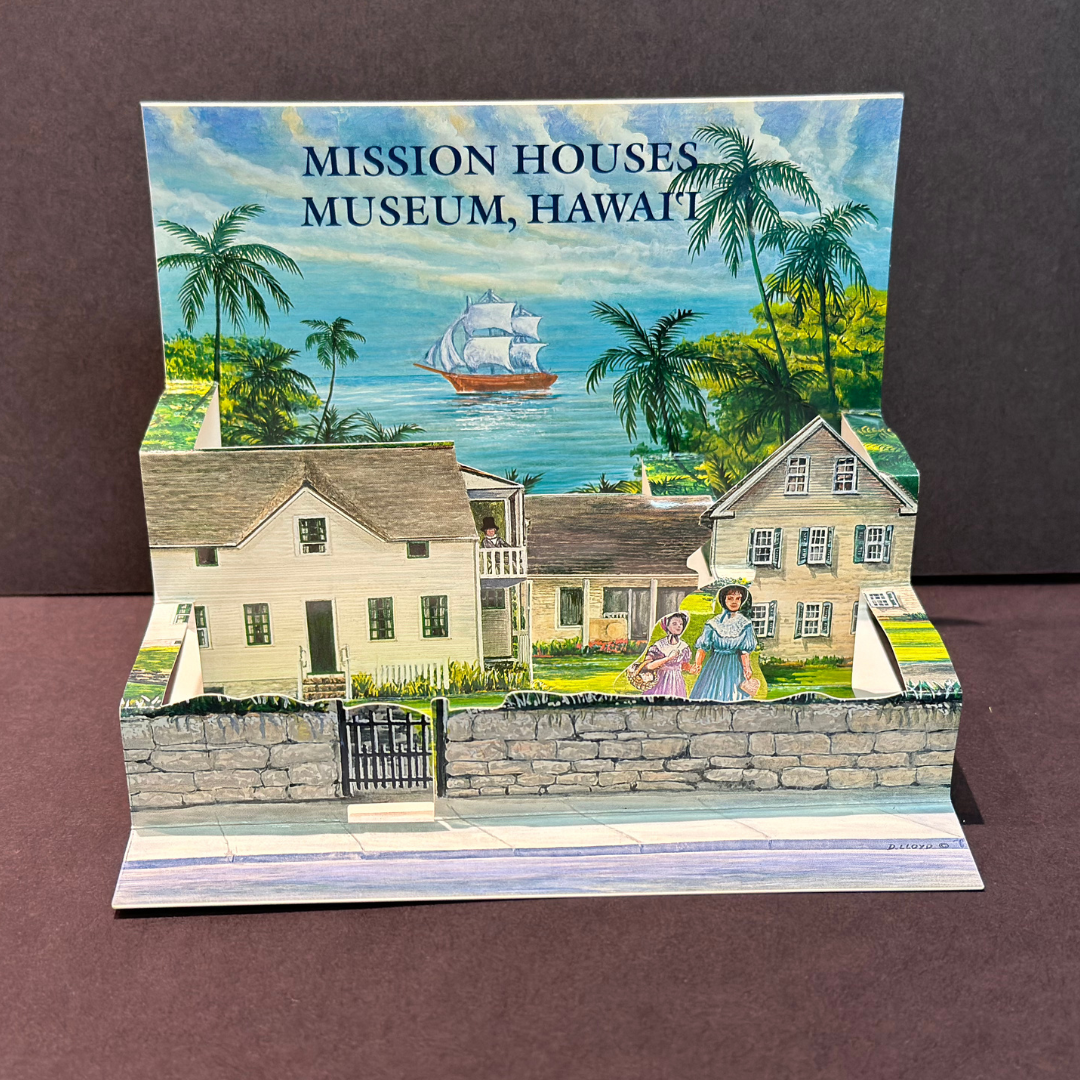 Mission Houses Museum 3D Pop-up card