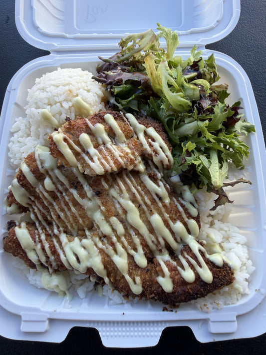 Panko Crusted Ahi & Greens