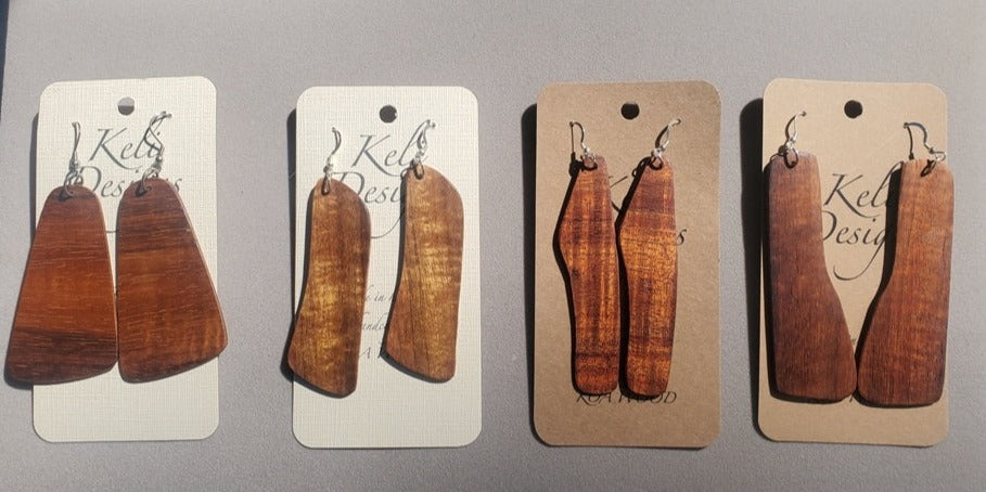 Koa Earrings (Large)