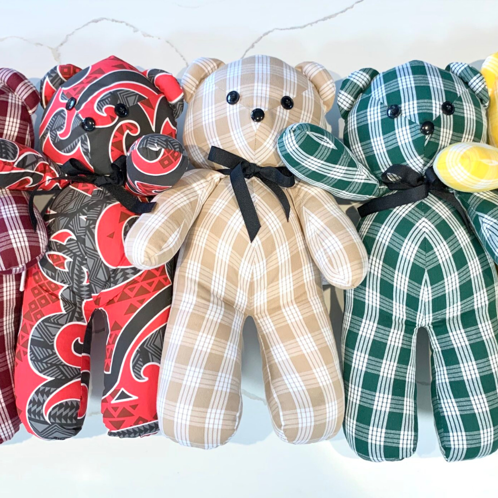 Hand-sewn Palaka Teddy Bears